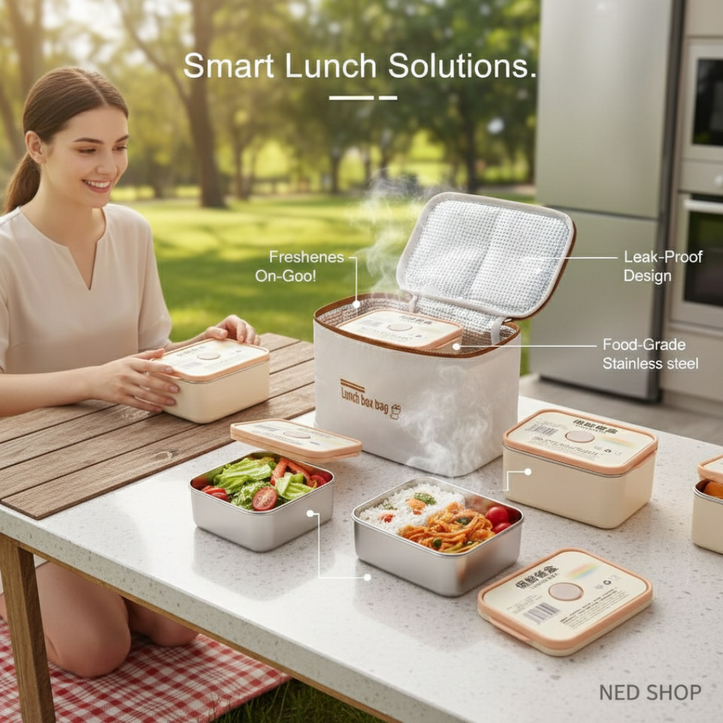 Lunch Box 4 étage avec Sac Isotherme