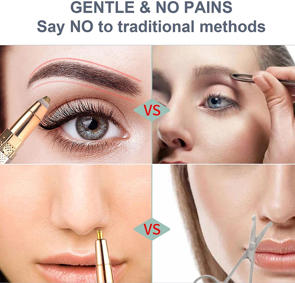 Épilateur à sourcils 4 en 1 Boxili