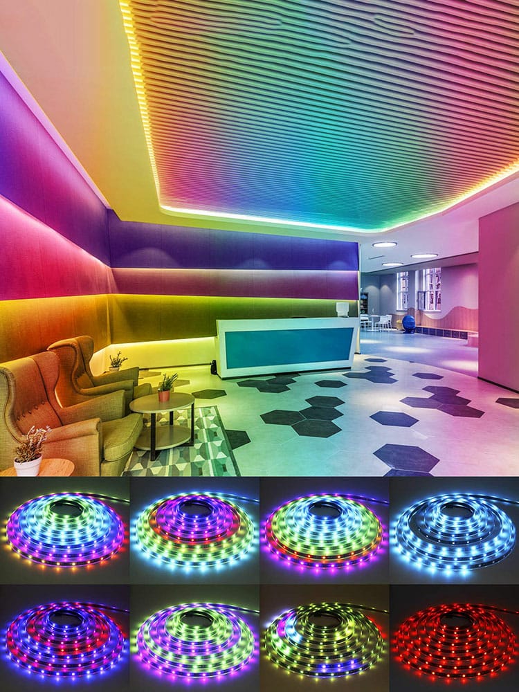 LED strip avec télécommande