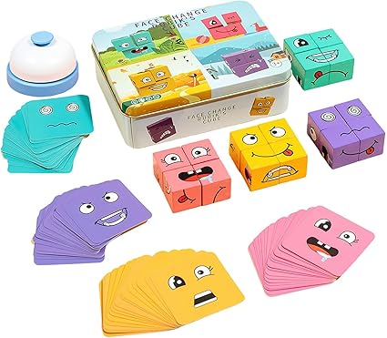 Jeu de cube changement de visage