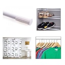 Tringle À Rideau De Douche Réglable Sans Perçage