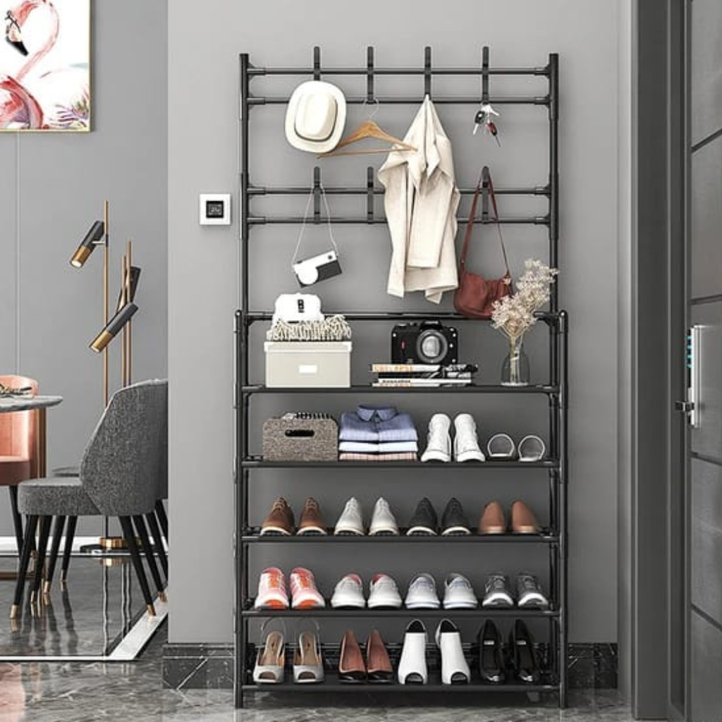 Étagère De Rangement De Chaussures Et Accessoires