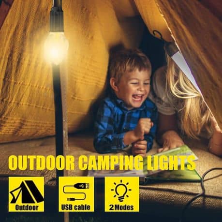 Lampe de camping portable et rechargeable
