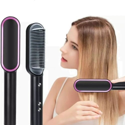 FAST HAIR STRAIGHTENER Brosse Lissante Chauffante , En Céramique