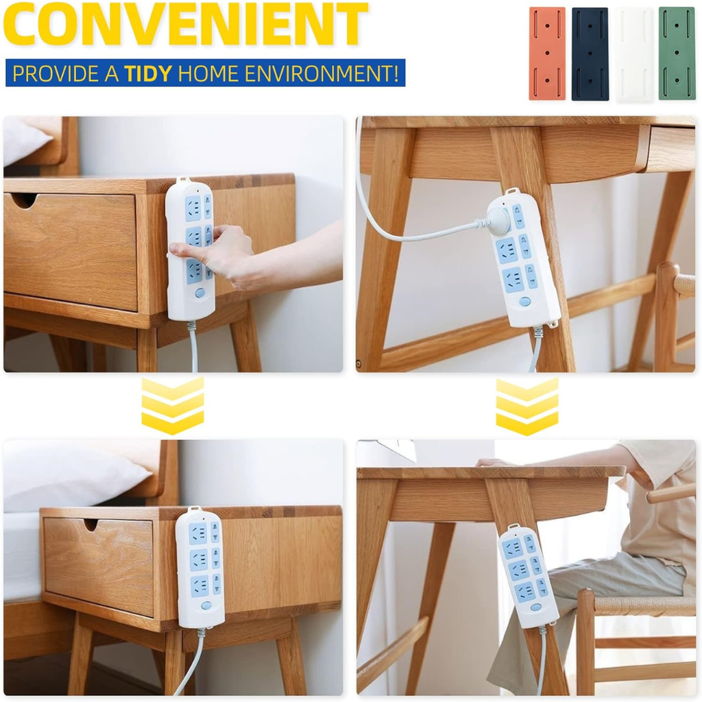 Support Adhésif Multifonction – Lot de 8 Pièces