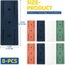 Support Adhésif Multifonction – Lot de 8 Pièces