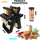 Présentoir À Épices 18 Pots Plastique